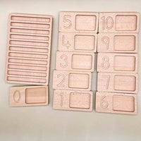 Wooden Montessori Counting Board